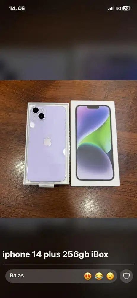 Iphone 14 plus 256 ibox