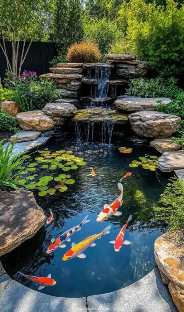 Jasa pembuatan kolam natural kolam ikan koi kolam relif dll #2