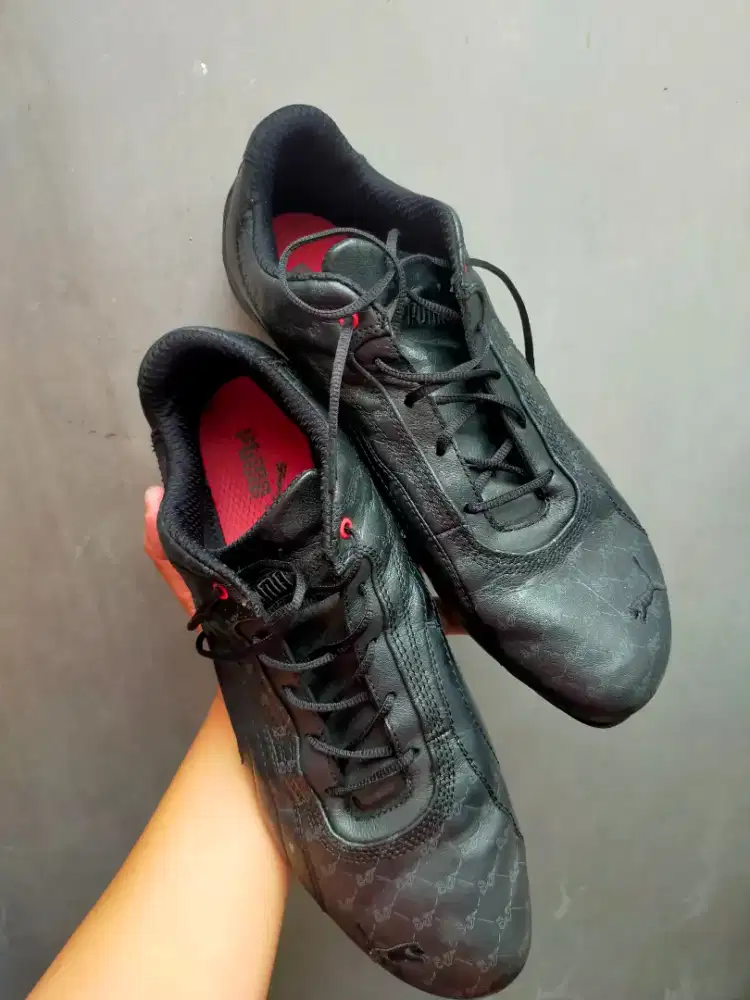 Sepatu Puma x Ferrari Future Cat Monogram Black Original