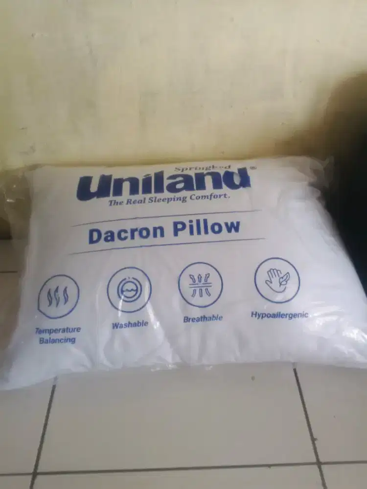 Bantal Dacron uniland original