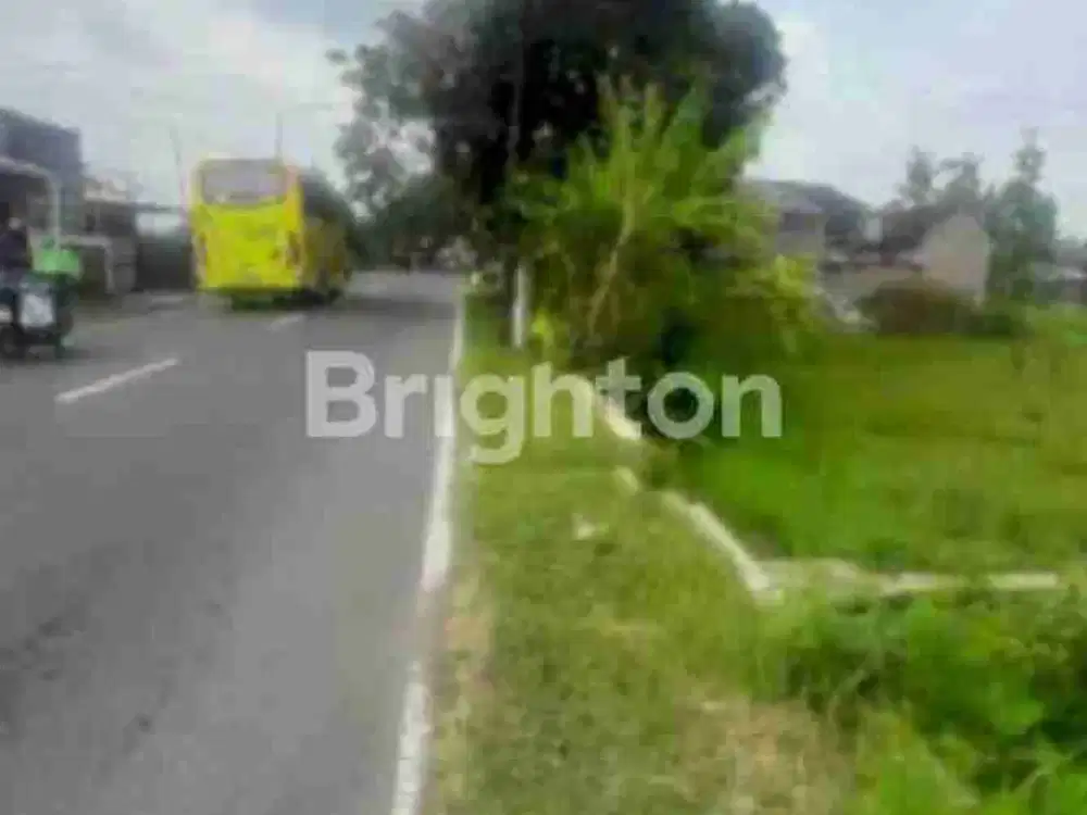 Tanah Luas Jalan Aspal Lebar Bakulan Bantul Yogya