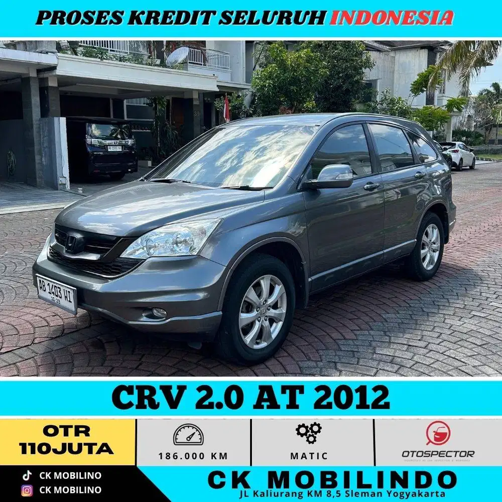 CRV 2.0 AT 2012 AB pajak hidup bs kredit