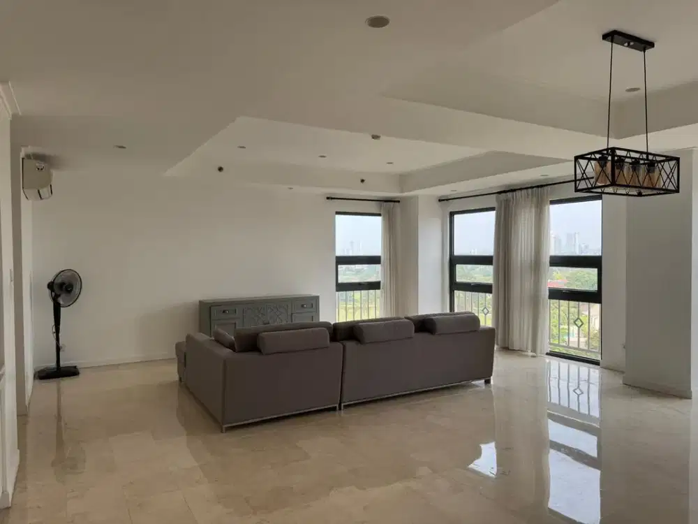 Apartemen Bukit golf premium di pondok indah 3kamar, view golf course lokasi strategis dekat mall, rumah sakit, sekolah, jalan tol, dll