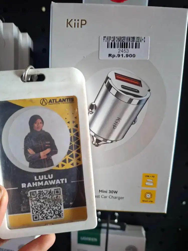 KIIP CAR CHARGER MINIB30W USB A+C