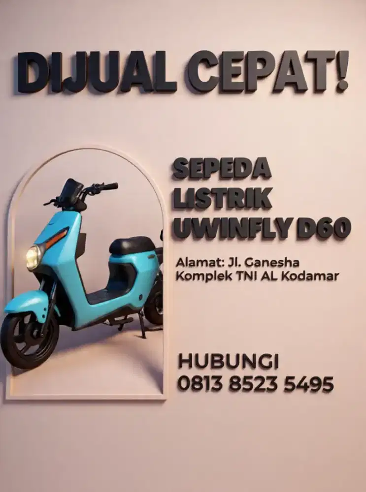 Uwinfly D60 Sepeda Listrik