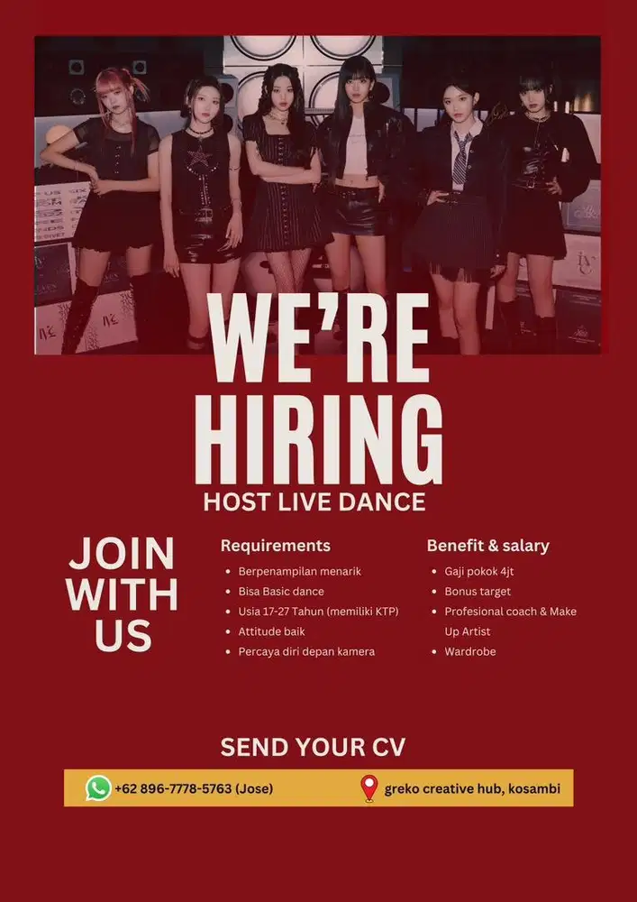 Loker Host Live Dance