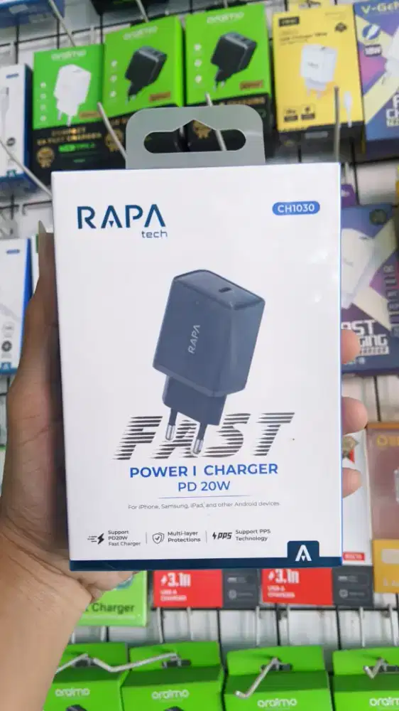 ADAPTOR CHARGER TYPE-C RAPA TECH POWER I