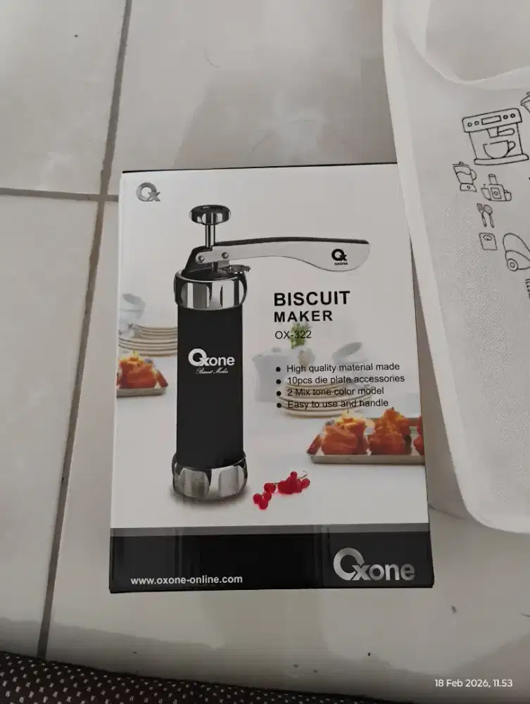 Dijual oxone biskuit maker