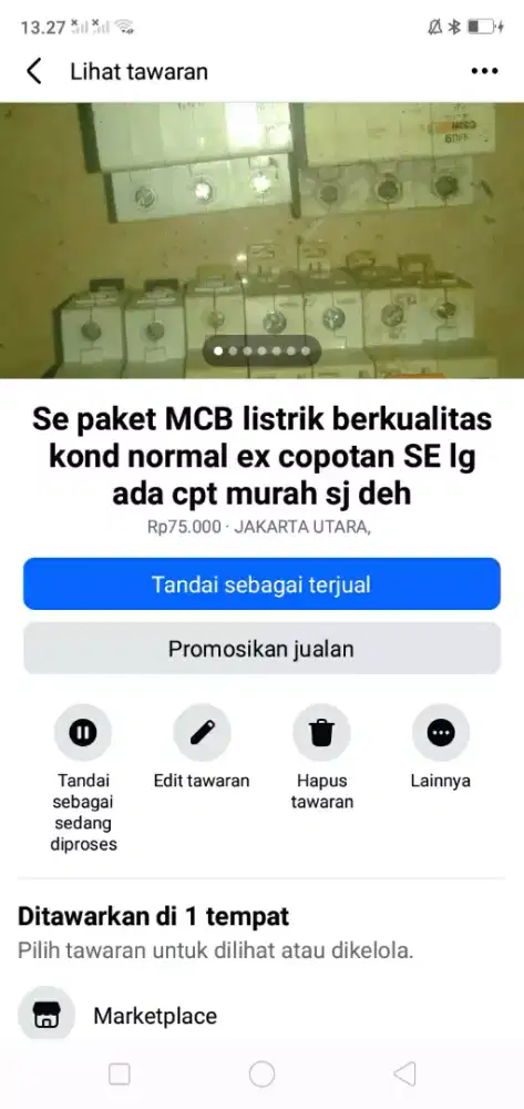 Se paket MCB listrik berkualitas kond normal hrg murah sj cpt dpt yah