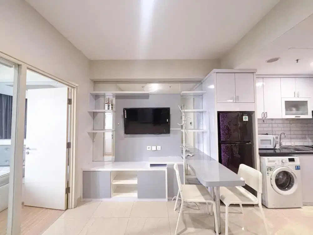 sewa apartemen 1 kamar skandinavia sebelah tangcity mall kota tangerang
