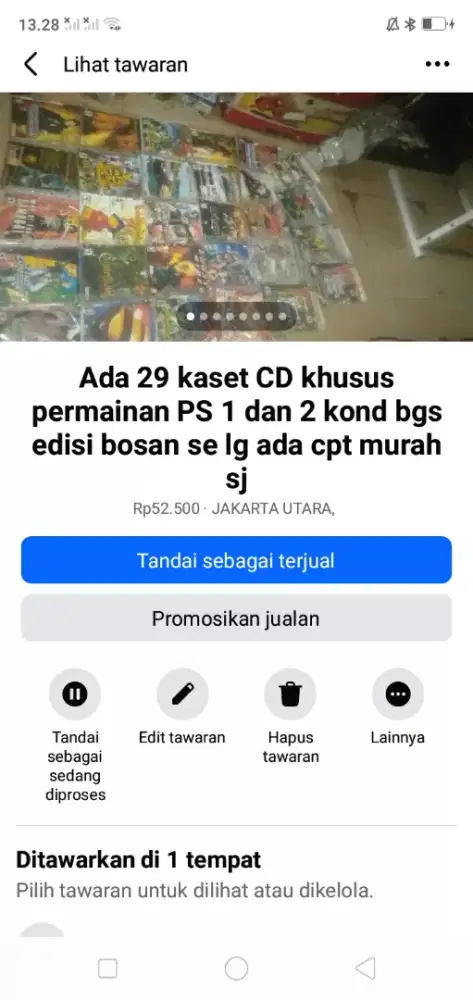 Ada 28 kaset CD game playstatin kond bgs edisi bosan murah sj cpt yah