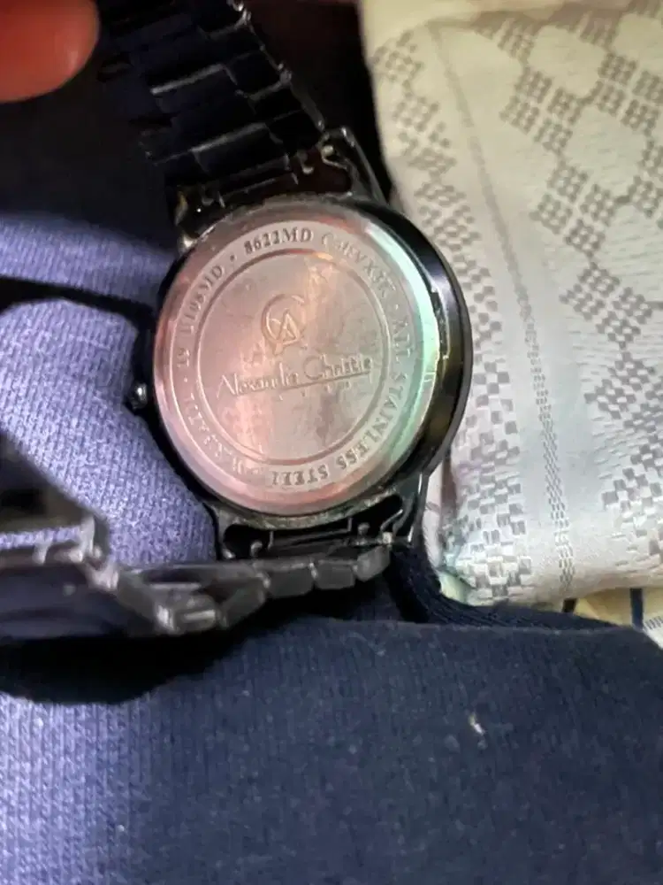 Alexandre Christie 6455mc warna hitam