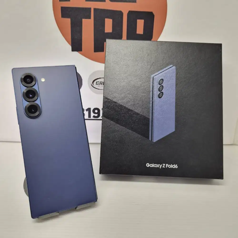 Samsung Galaxy Z FOLD 6 12/256GB NAVY No Minus No Kendala FULLSET