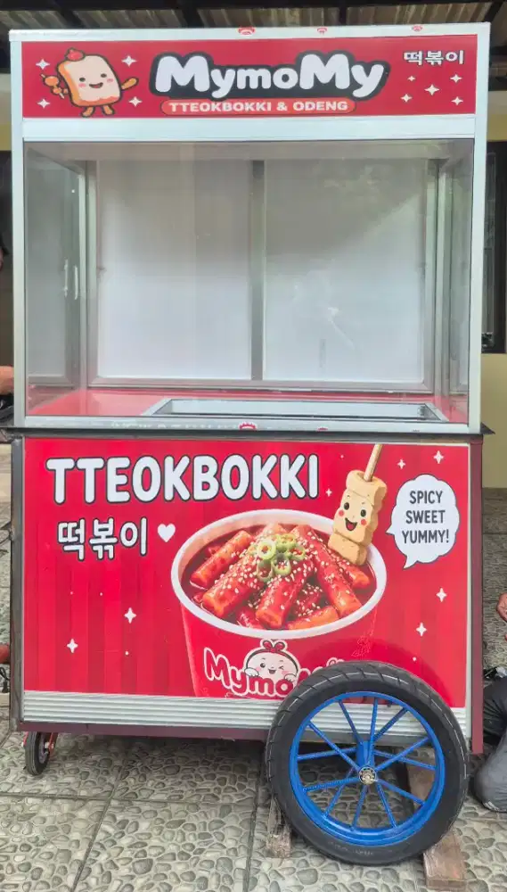 DIJUAL GEROBAK TTEOKBOKKI & ODENG
