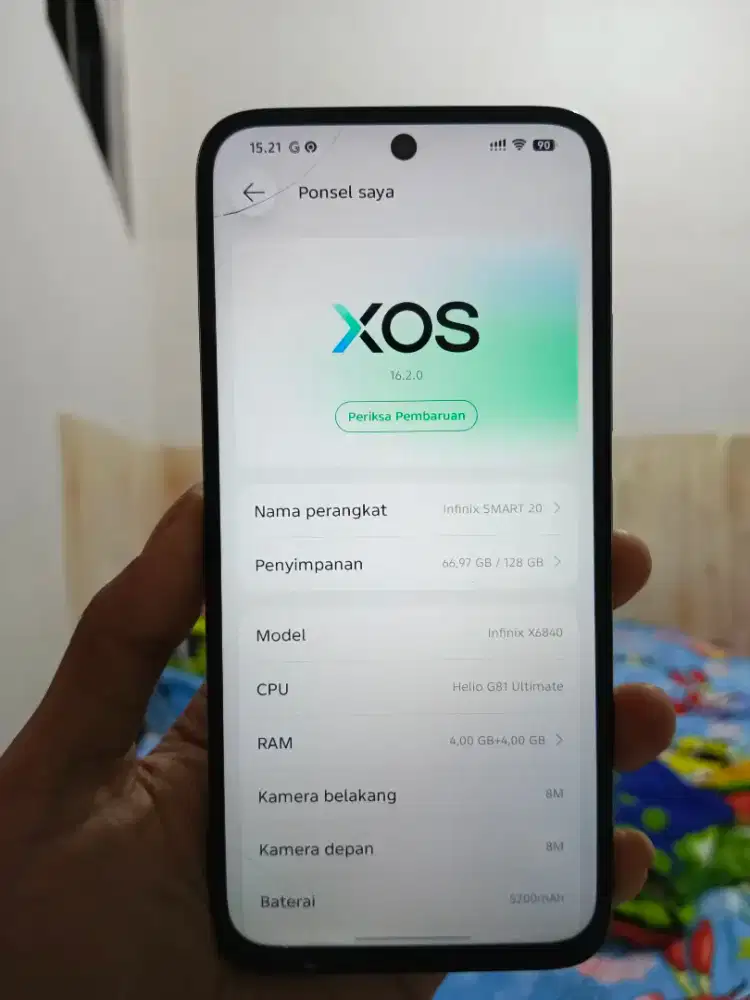 Infinix smart 20 fullset mulus no minus