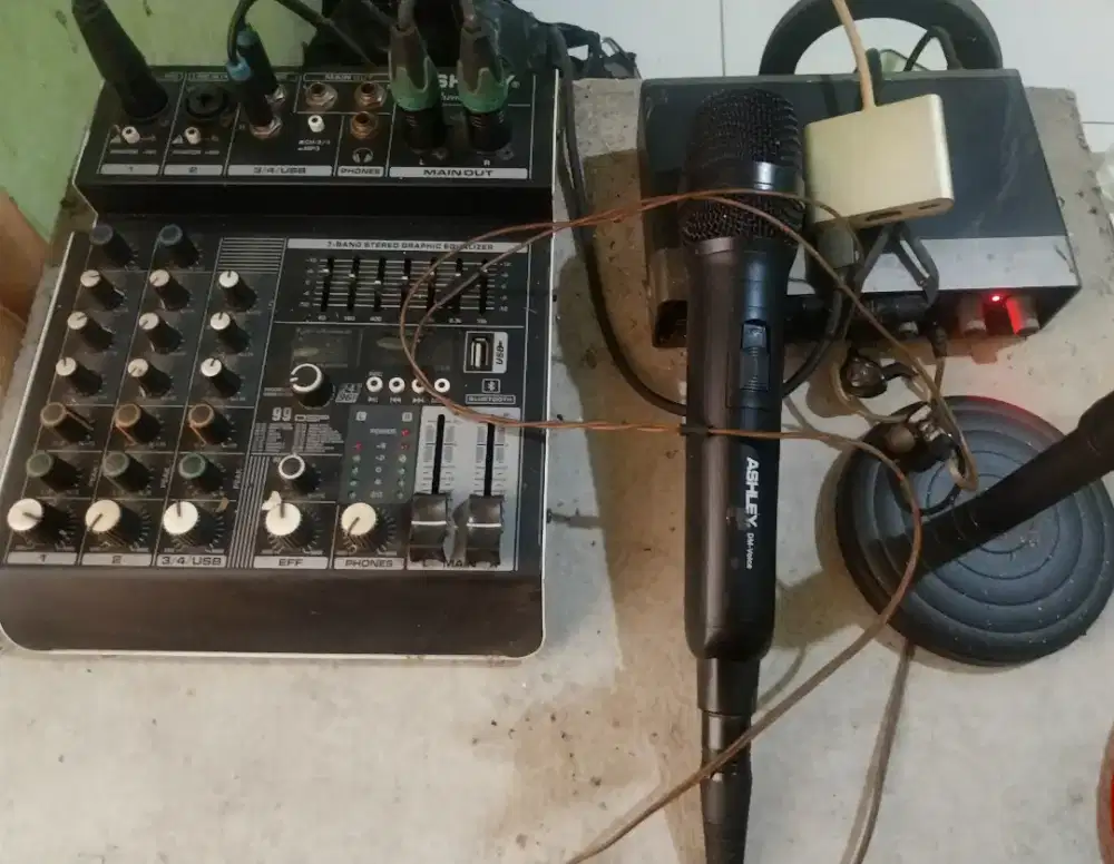 Alat streaming karaoke tiktok, youtube, recording mixing lagu 24bit