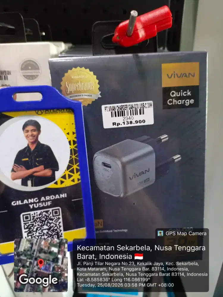 VIVAN CHARGER GAN-30 USB C 30W