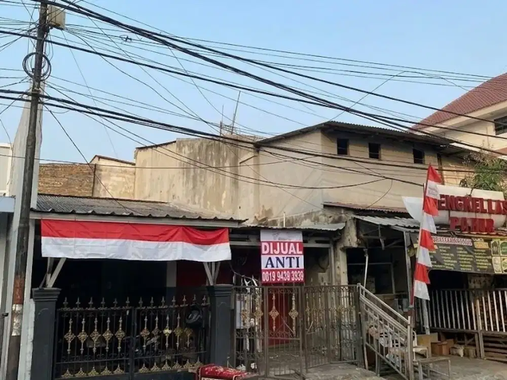 Murah !! DIJUAL HITUNG TANAH MASIH ADA BANGUNAN 3 RUMAH PERLU RENOVASI