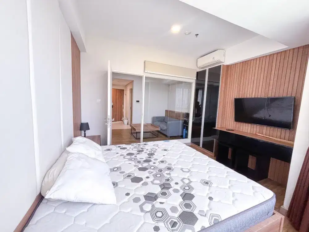 sewa apartemen 1 kamar skandinavia sebelah tangcity mall kota tangerang