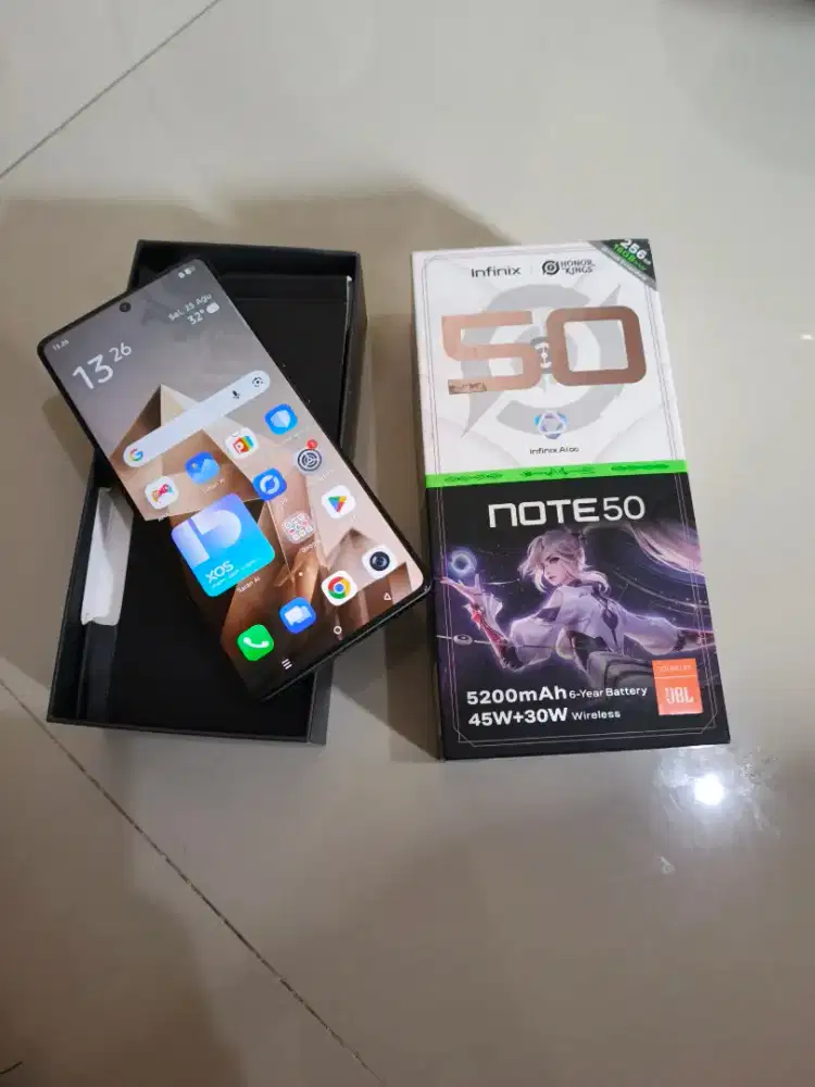Infinix note 50 8/256 fullst mlusss like new joss, msih gransii