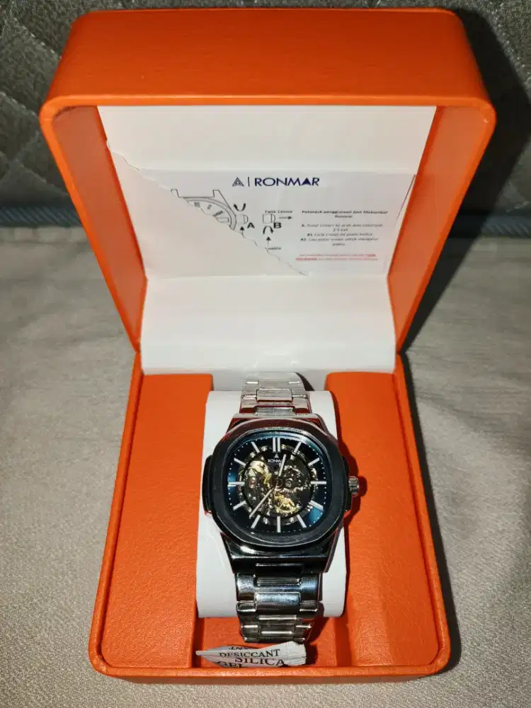 Jam Tangan RONMAR Stainless Steel Mechanical Automatic
