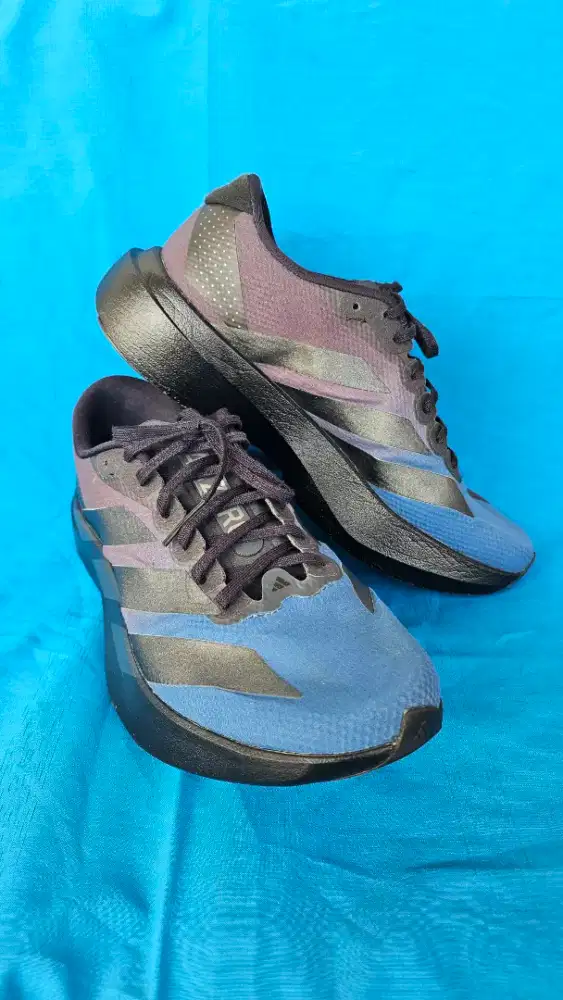 Sepatu Adidas Adizero EVO SL Woven blue/ black size 42