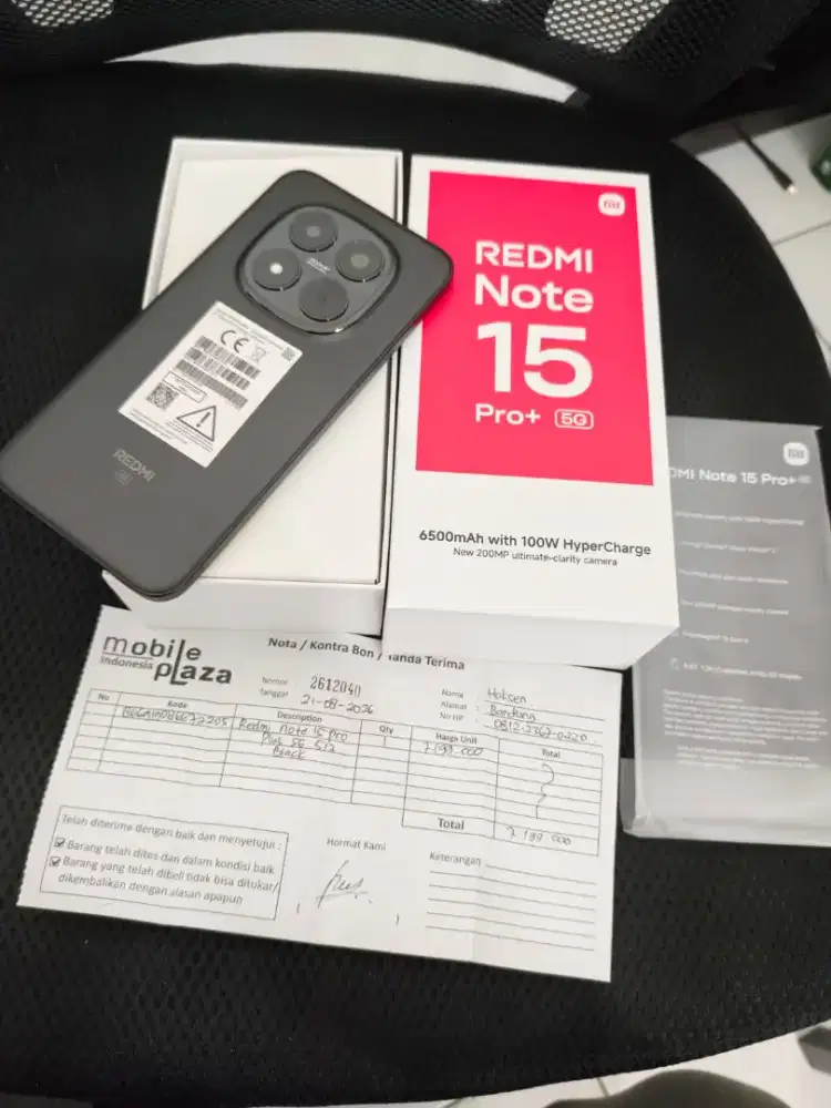 Redmi Note 15 Pro+ 5G 12/512 (open box baru )