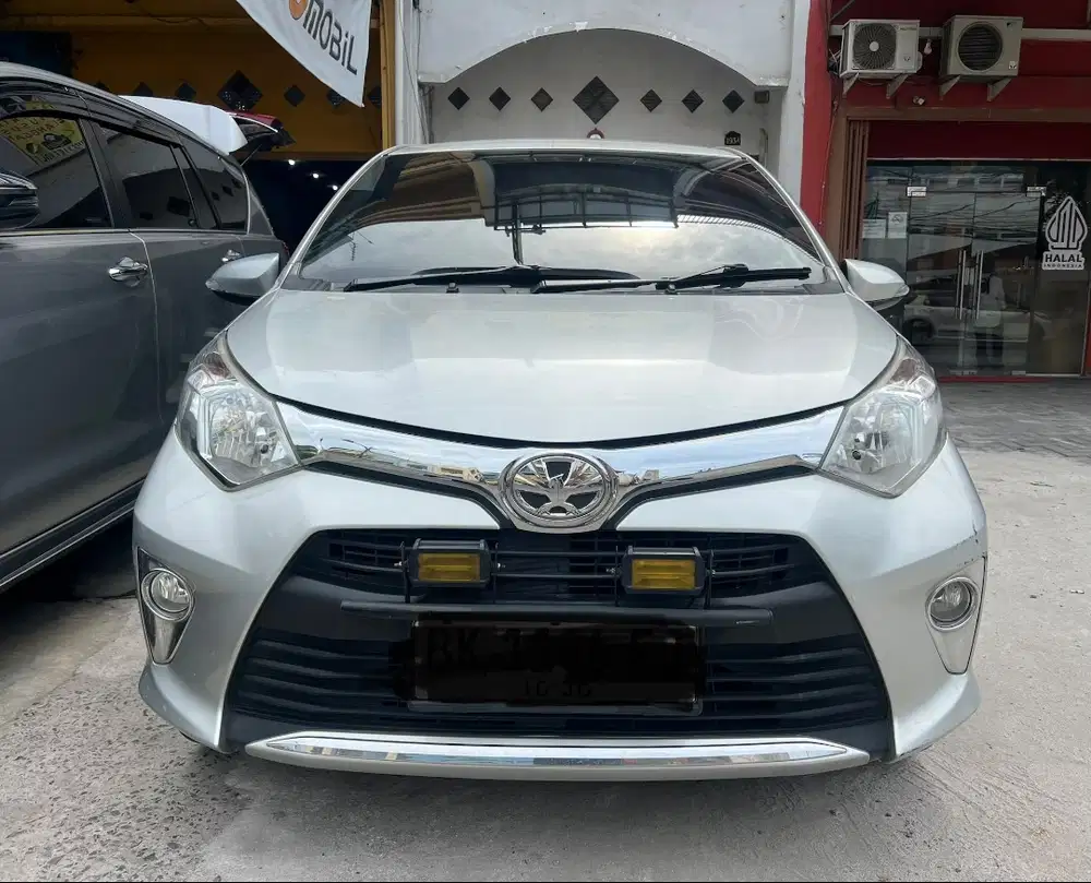 (TDP 25 JUTA!) Toyota Calya 1.2 G Automatic Silver 2017