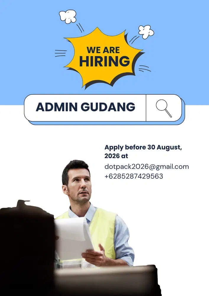 LOWONGAN SALES, ADMIN GUDANG DAN OFFICE BOY