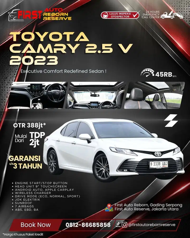 (TDP2jt) Toyota Camry 2.5 V 2023