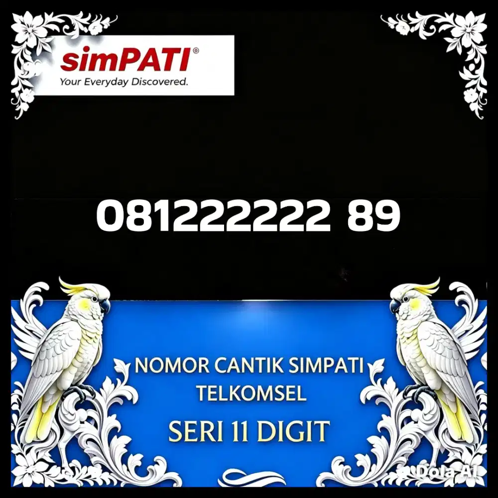 Nomor cantik simpati Telkomsel super