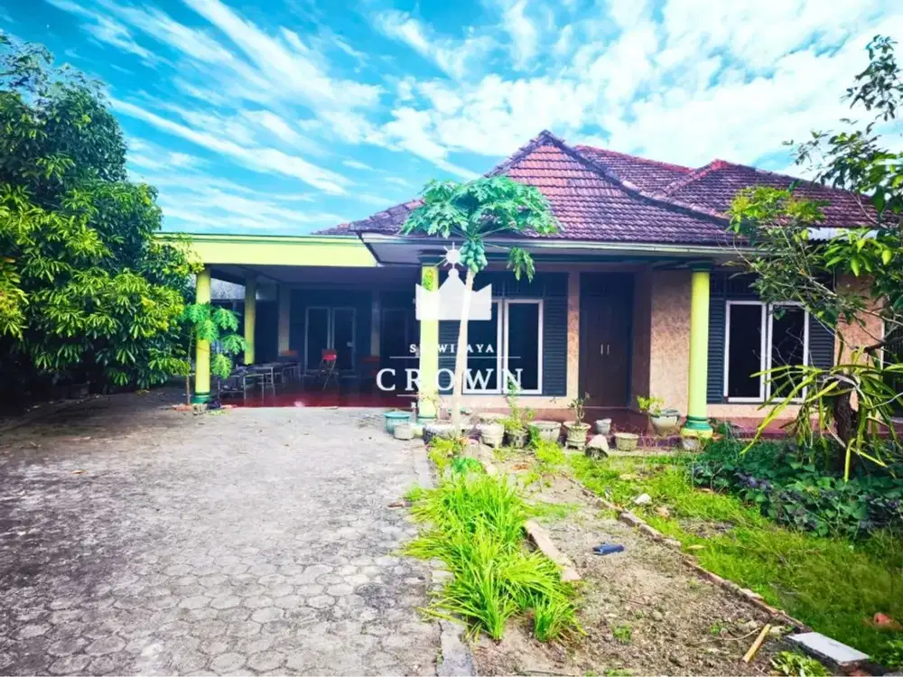 Dijual Tanah Bonus Rumah di jalan Sentosa, seberang Ulu II, Kota Palembang.