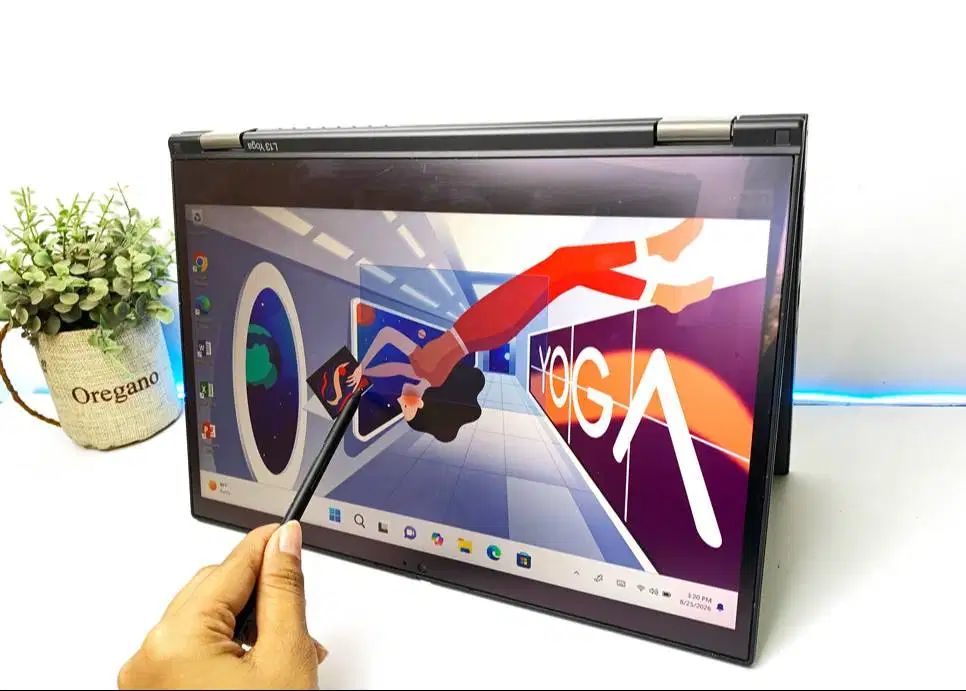 Laptop Lenovo Yoga Generasi 10 Flip Layar sentuh stylus pen nyaman bua