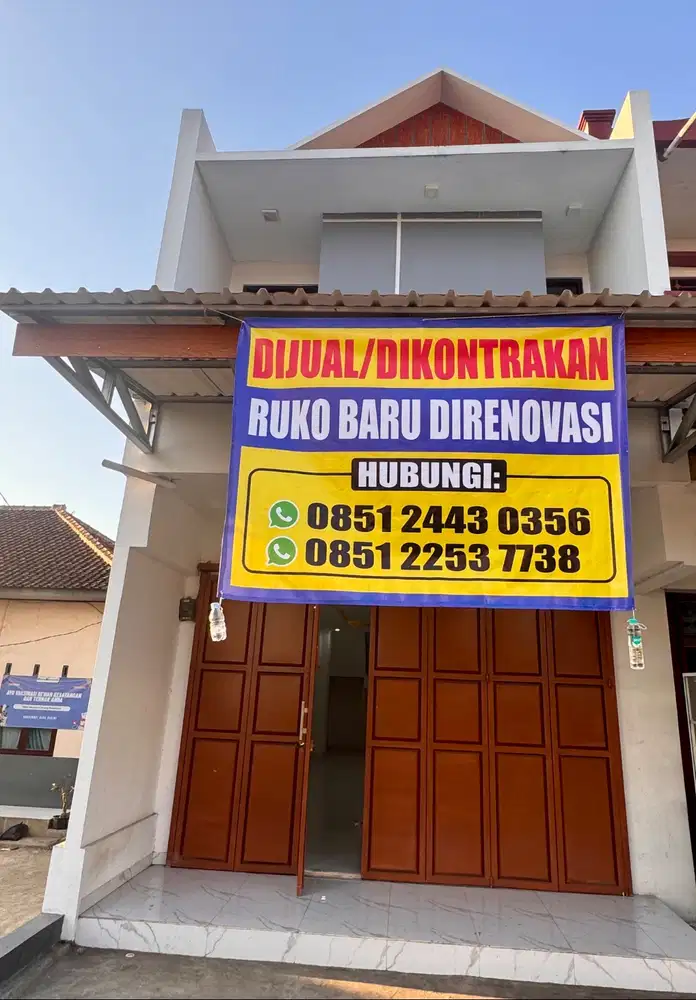 Rumah ( RUKO ) Baru Di Renovasi Di Jual