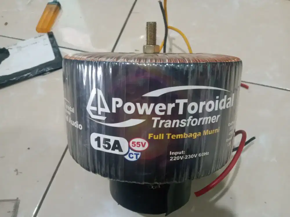 Trafo toroid / donat 15 Amper ct 55