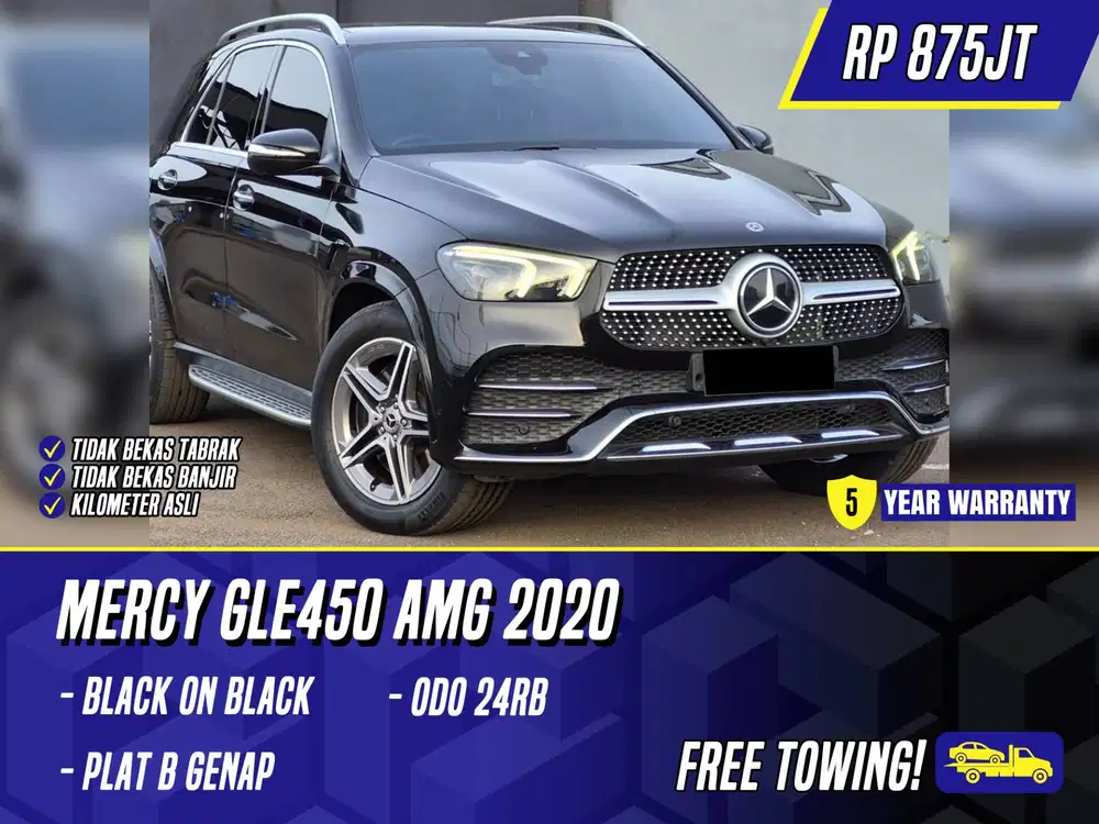 Mercedes Benz GLE450 AMG 2020 Black Hitam Mercy GLE 450