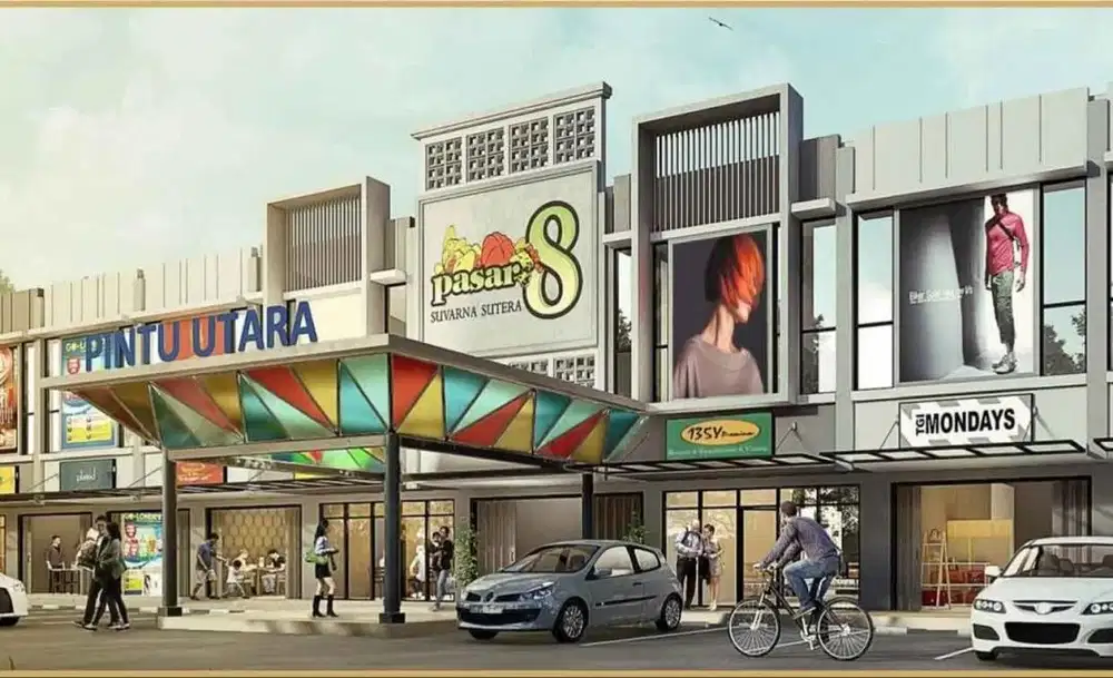 Dijual Kios Pasar 8 Suvarna Sutera Blok KD 19
