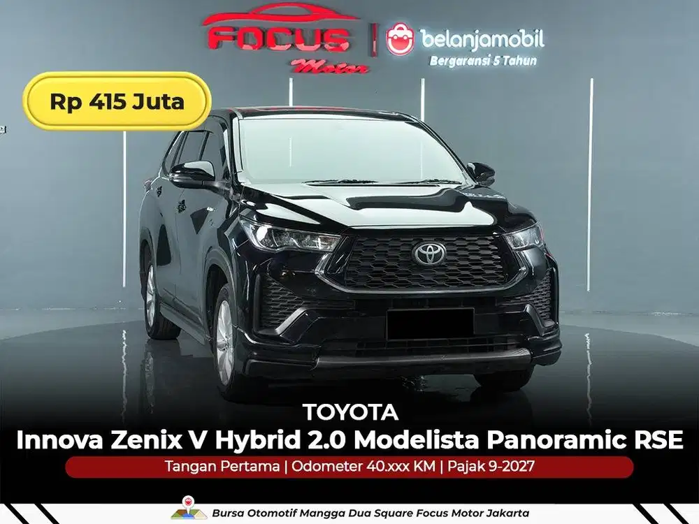 [ BERGARANSI ] Toyota Zenix V Hybrid 2.0 Modelista RSE AT 2024/2025
