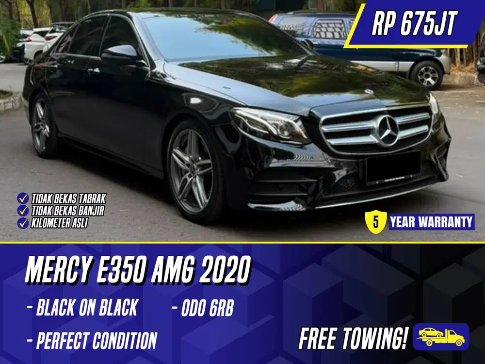 [ GARANSI 5TH ] Mercedes Benz E350 AMG 2020 Black Hitam Mercy E 350
