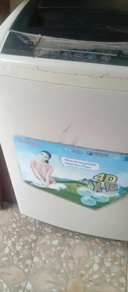 Mesin cuci 1 Tabung bekas