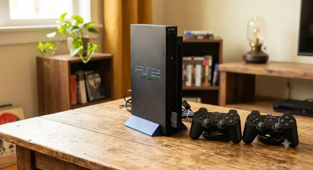 JUAL PS2 SECOND Rp250RB – NORMAL, TANPA FLASHDISK, KABEL AV RUSAK