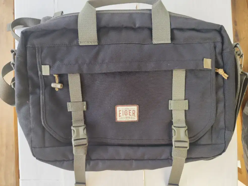 Tas Eiger Briefcase Trilogic Slempang Bag Original Backpack Travel