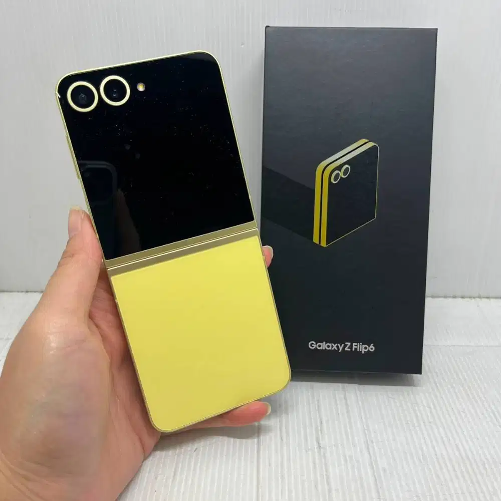 NO MINUS SALE SAMSUNG GALAXY Z FLIP 6 5G 12/512 YELLOW SEIN KOMPLIT  S
