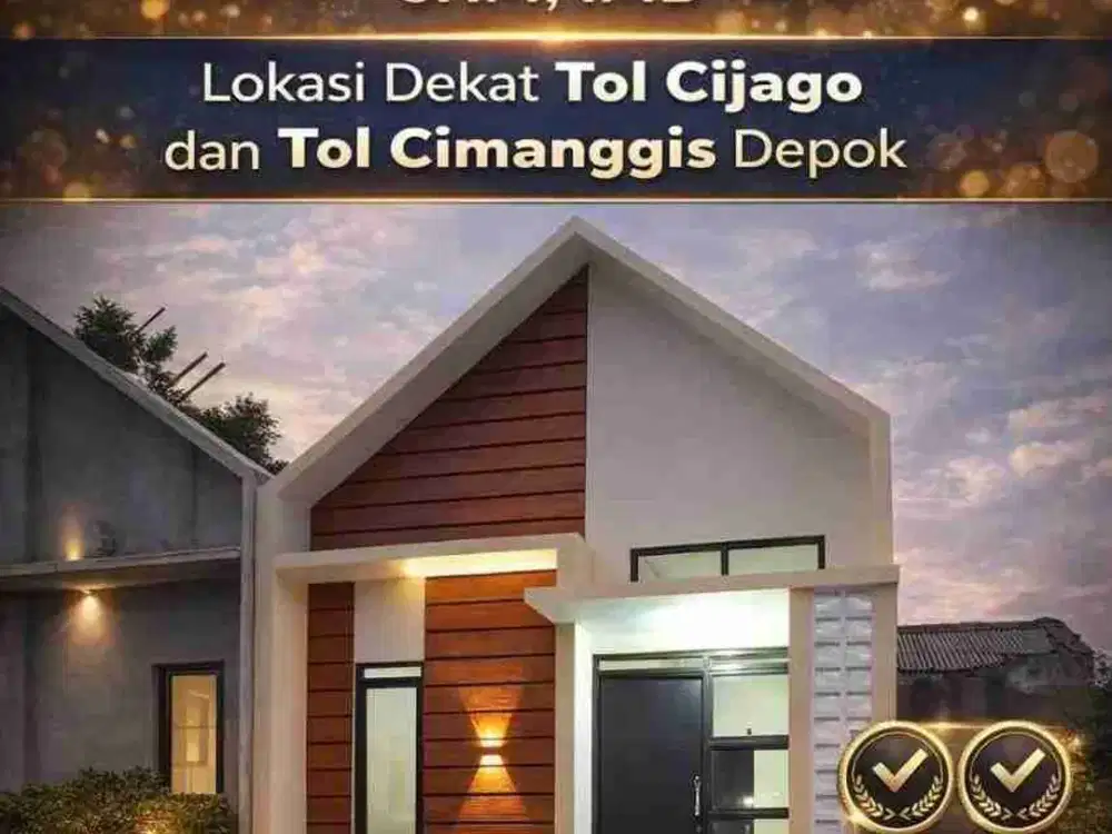 Rumah Baru Siap Huni Di Cimanggis Bhakti Abri Kota Depok Murah, Cluster