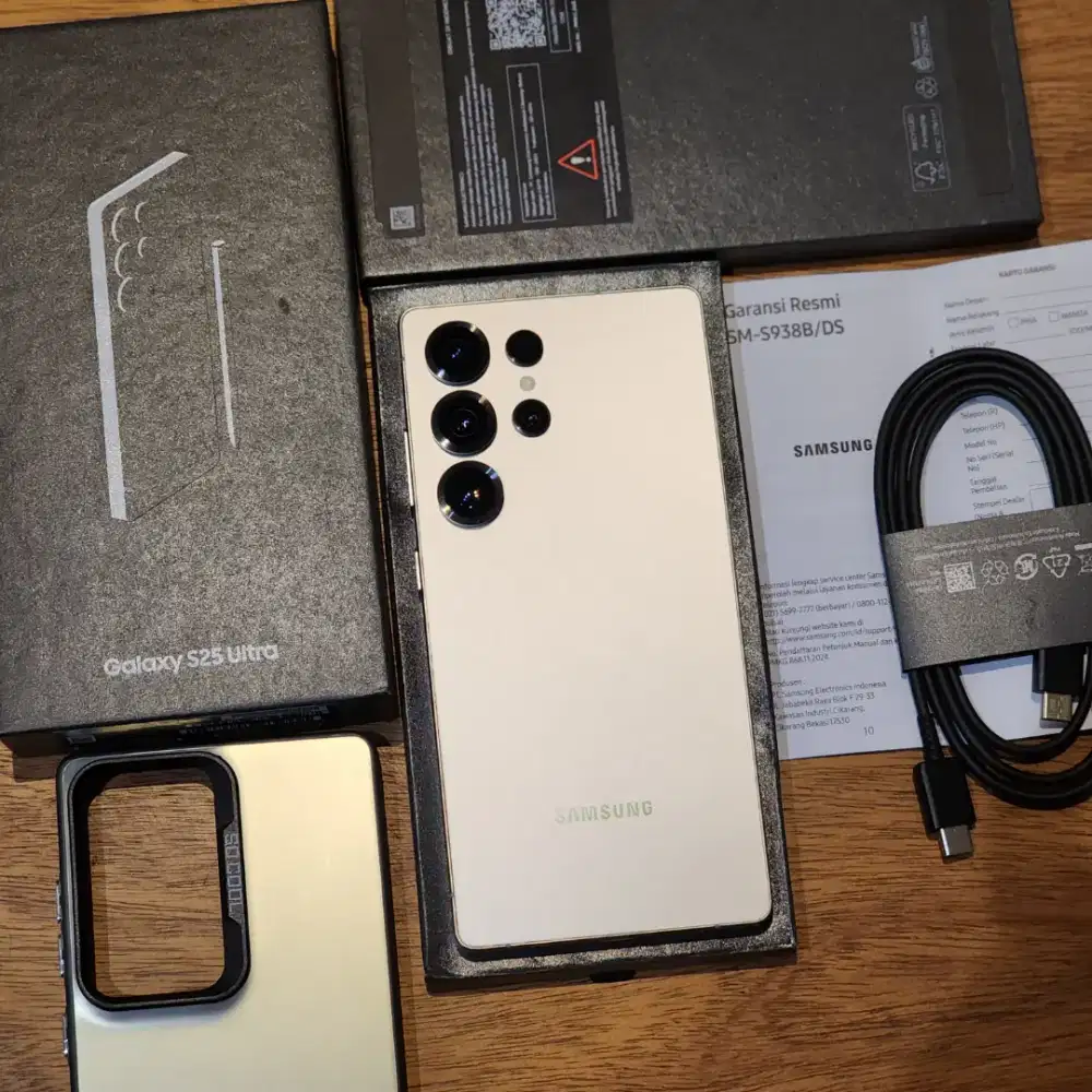 Samsung S25 Ultra 12/512GB Titanium Silver Resmi SEIN Januari 2027
