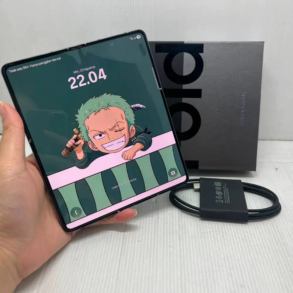 HOT SALE FULLSET SAMSUNG GALAXY Z FOLD 4 5G 12/512 GRAYGREEN SEIN