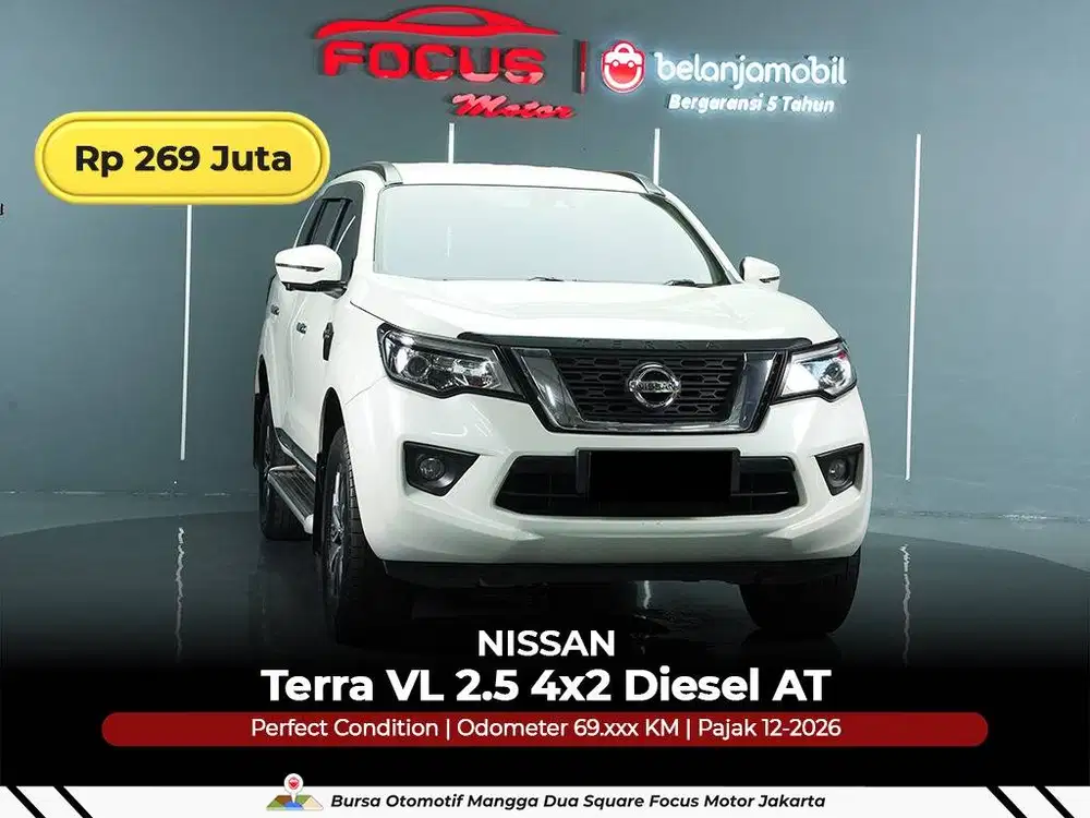 [ GARANSI 5TH ] Nissan Terra VL 2.5 4x2 Diesel AT 2018/2019