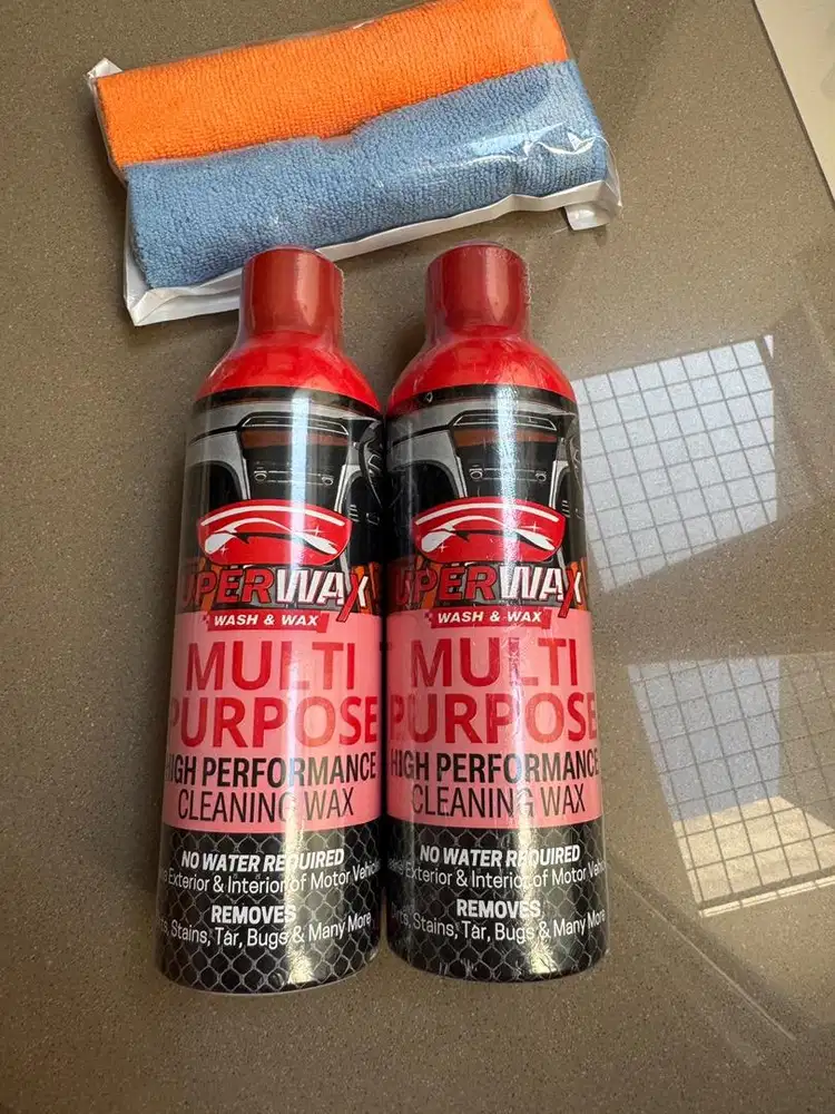 2 bottle Cleaning Wax Upperwax Multi-Propose