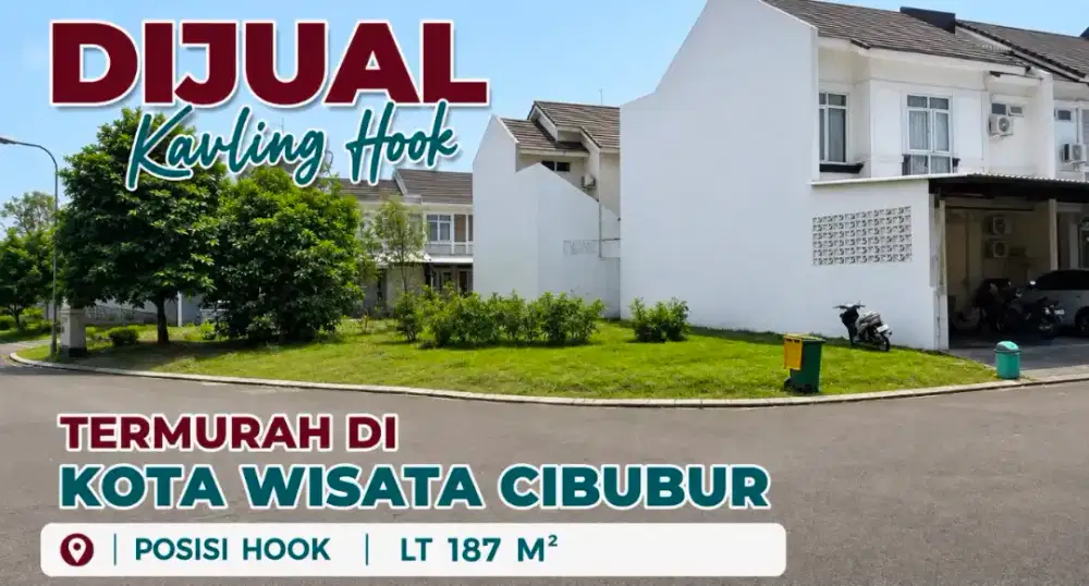 DIJUAL CEPAT KAVLING TERMURAH DI KOTA WISATA CIBUBUR