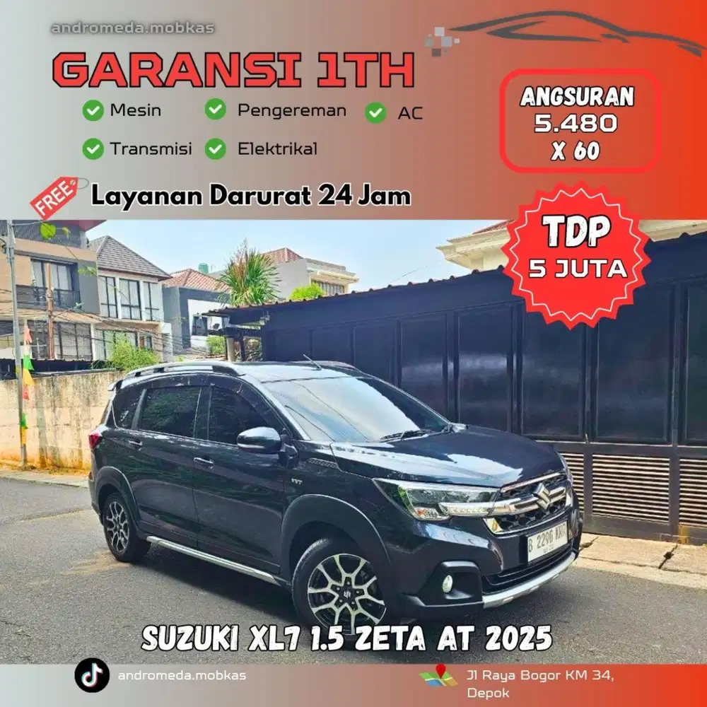 TDP TERMURAH 5 JT SUZUKI XL7 1.5 ZETA AT 2025 KONDISI ISTIMEWA